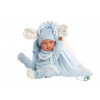 Llorens Llorens 73859 NEW BORN CHLAPEČEK - realistická bábika bábätko s celovinylovým telom - 40cm MA4-73859