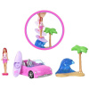 Mattel Barbie MINI BARBIELAND DOPRAVNÉ PROSTRIEDKY - PLÁŽOVÝ KABRIOLET