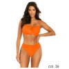 Dámske dvojdielne plavky Fashion 16 S1002N2-26c, oranžová - Self 38C