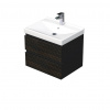 Swiss aqua technologies Koupelnová skříňka s umyvadlem SAT Cube Way 60x47,5x46 cm hnědá mat CUBE3D46602ZHVER