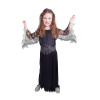 Rappa Detský kostým čierna čarodejnica/Halloween (M)