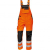 ČERVA Nohavice Knoxfield Hi-Vis FL s náprsenkou, oranžové, Varianta oranžová, Veľkosť 52