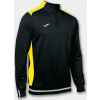 Joma Mikina CAMPUS II SWEATSHIRT 1/2 ZIPPER BLACK-YELLOW Veľkosť: 6XS