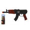 Teddies Samopal iskriaci ARMY na zotrvačník plast 29cm na karte 14x38x2,5cm