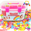 Súprava na výrobu šperkov 500 ks modulárne korálky 6 rokov +
