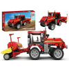 Konštrukčná stavebnica Coil, sada 471 dielov, poľnohospodársky traktor, 6+