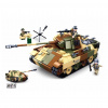 Stavebnica Sluban Army Maskovaný tank stredný M38-B0859