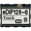 Display Elektronik grafický displej biela 128 x 64 Pixel (š x v x h) 71.40 x 54.60 x 12.1 mm; EAEDIP128W-6LW