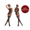 Dámske body-pančuchy - sieťované - Gatta Red Rose 02 (30 DEN) Farba: Čierna (nero), Veľkosť: XS / S