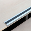 Protišmyková schodová lišta Aluminium m2, univerzálna, čierna, š 800 mm, hrúbka materiálu 3 mm