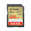 SanDisk SDXC Extreme 256GB (180/130 MB/s R/W) + 1 year RescuePRO Deluxe - 00121581