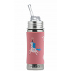 Pura nerezová fľaša so slamkou 325 ml - Unicorn
