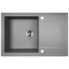 Kuchinox Hunter, 1-komorový granitový drez 670x440x180mm, šedá, LAV-SBU_511T