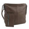 Přírodně hnědá dámská středně velká crossbody kabelka 1911-BB