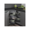 Wireli Karusel THANOS 270° plné dno / Antracit 800 mm