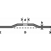 BOSCH Hrubovací kotúč profilovaný Standard for Metal A 24 P BF, 230 mm, 22,23 mm, 6,0 mm 2608603184