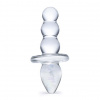 Glas - Titus Beaded Glass Butt Plug - Sklenené Dildo