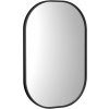 Sapho CONA SLIM zrkadlo v ráme, 40x60cm, čierna NC245