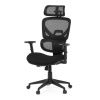 Autronic BONTEC Kancelárska stolička, synchrónny mechanizmus, čierna látka, KA-Q8203 BK Farba: Čierna