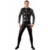 Latexový overal pro muže se zipem, XL