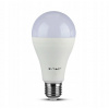 V-TAC Profesionálna LED žiarovka E27 A65 15W so SAMSUNG čipmi, Neutrálna biela 4000 4500K