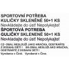 GULIČKY SKLENENÉ 50+1 ks - žartovinka