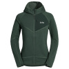 Amiko Women's Fleece Hooded Jacket Green L