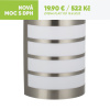 PREZENT 61005 TOLEDO 1xE27/15W,IP44, ST.STEEL