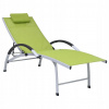 Deckchair, hliník a textilén, zelená (Ledlenser MT10 Black Edition + PowerBank Flex3)