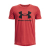 Detské Tričko s krátkym rukávom UNDER ARMOUR UA SPORTSTYLE LOGO SS 1363282-638 – Červená