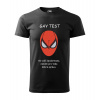 Handel Tričko - Gay test Farba: čierna, Veľkosť: XS, Strih trička: pánsky