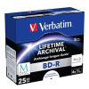 VERBATIM MDisc BD-R(5-pack)Jewel/4x/25GB 43823