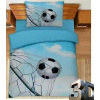 HOUSEWIFE 3D Obliečky Futbal Bavlna 70x90 140x200 cm