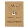 Girly Strieborný náhrdelník Zodiac Znamenia: Váhy N33/LIBRA