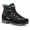 Dámske trekové topánky AKU TREKKER LITE III WIDE GTX black/mint - čierne Veľkosť EU: 37,5
