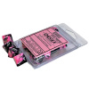 Sada kociek na RPG: Chessex - Black-Pink White (10 ks)