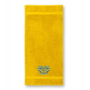 Uterák/osuška s výšivkou vzor IKA modrá- možnosť doplniť vlastný nápis Farba: 04-žltá, Dodatočný nápis: bez nápisu, Rozmer: Uterák 100x50cm