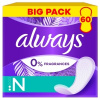 Always Daily Fresh Normal slipové vložky bez parfumácie 60 ks