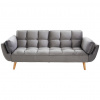 MID.YOU ROZKLADACIA POHOVKA, textil, sivá - Sedačky - 002577004001