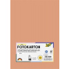 Dekoračný kartón, 2 stranný, A4, 300 g, 50 listov, FOLIA, lososový