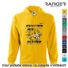 Mikina RANGER® - FIGHTER JET SLAYER Žltá 3XL