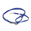 Julius K9 Color & Grey Supergrip Leash 2x220cm - odnímateľné vodítko pre psa, protišmykové - Modré