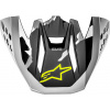 šilt pre prilby S-M5 ROVER 2022, ALPINESTARS (žltá fluo/šedá/maskáčová)