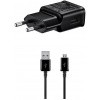 Nabíjačka do siete Samsung cestovná nabíjačka 15W + microUSB dátový kábel Black (Bulk) (57983121591)