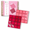 Connetix - Magnetické kocky Pastel Base Plate Pack Pink & Berry - 2 ks