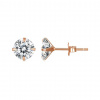 Olivie Strieborné náušnice 5 mm ZORA ROSE 7893 Ag 925; ≤0,6 g.