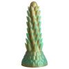 Creature Cocks Stegosaurus Spiky Reptile Silicone Dildo Green