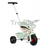 Trojkolka s voľnobehom Be Fun Comfort Tricycle Smoby s nastaviteľnou vodiacou rúčkou a ochrannou hrazdou zelená od 10 mes