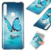 Gumený kryt Noctilucent TPU na Huawei P Smart Z -motýľ