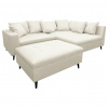 MID.YOU ROHOVÁ SEDACIA SÚPRAVA, textil, svetlosivá - Online Only obývacie izby - 001628000310